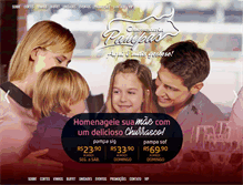 Tablet Screenshot of churrascariapampa.com